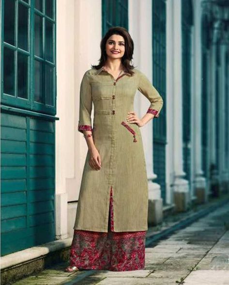 Cotton Kurties, Plain Kurti Designs, Silk Kurti Designs, Indian Kurti Designs, Kurti Sleeves Design, New Kurti Designs, Simple Kurta Designs, Kurta Style, Designer Kurti Patterns