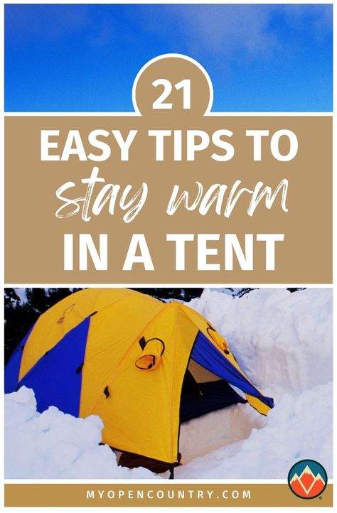 Discover the best ways to keep warm in a tent during chilly nights. From choosing insulated sleeping pads and thermal sleeping bags to strategies for wind blocking and heat retention, learn how to maintain a cozy environment, ensuring a comfortable sleep outdoors. | Learn more about Camping In Cold Weather Cold Weather Packing List, Zelt Camping Hacks, Winter Camping Outfits, What To Bring Camping, Tent Hacks, How To Stay Warm, Zelt Camping, Snow Camping, Cozy Environment