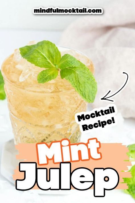 Make this non-alcoholic mint julep for the Kentucky Derby, or anytime! This virgin drink is perfect for pregnancy and non-drinkers. Virgin Mint Julep Recipe, Easy Mint Julep Recipe, Mint Julep Recipe Non Alcoholic, Mint Julep Recipe Kentucky Derby, Kentucky Derby Drinks, Mint Julip, Julep Recipe, Mint Julep Recipe, Mint Drink