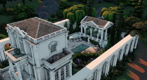 Italian arhitekture, Romantic villa, romantic place, sims 4, Italian palace, custom content, sims 4 custom content Sims 4 Mediterranean Mansion, Sims 4 Italian Villa, Sims 4 Old Money House, Villa Floor Plan, Sims 4 Italian House, Italian Villa Floor Plans, Italian Mansion, Old Money House, Mediterranean Mansion