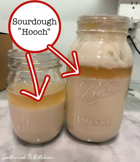 Hooch On Sourdough Starter, Storing Sourdough Starter In Fridge, Sourdough Hooch, Sourdough Starter Jar, Homemade Sourdough Bread, Cooking Stuff, Homemade Sourdough, Breads & Buns, Sour Dough