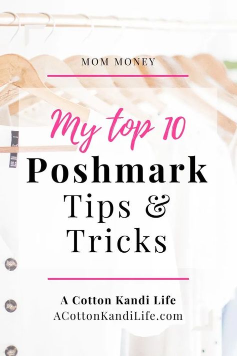 My Top 10 Poshmark Tips: A How-To Guide for Boosting Your Side Hustle as a Poshmark Seller. Dive into my best practices, tips, and tricks for running your Poshmark Closet like a boss. Whether you're an established Poshmark seller or just starting, this is your go-to resource for growing your business and profits on one of the most popular reselling platforms. How to make more Sales on Poshmark. Poshmark Seller Guides. Selling on Poshmark for Beginners. How To Sell Clothes, Sell On Poshmark, Poshmark Tips, Resale Clothing, Easy Ways To Make Money, Ways To Make Extra Money, Make Extra Money, Parenting Blog, Selling Clothes