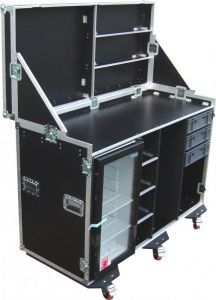 Catering Flight Cases | Hospitality Flight Cases | Swanflight Portable Workstation, Fridge Drawers, Outdoor Bbq Area, Portable Bar, Travel Trunk, Music Room Decor, Industrial Design Furniture, Flight Case, Desk Supplies