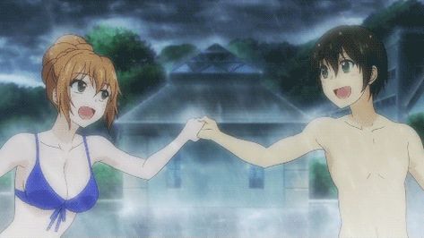 Golden Time Anime, Aot Gifs, Golden Time, Naruto Oc Characters, Anime Gifs, Romantic Manga, Anime Reccomendations, Anime Gifts, Anime Wall Art