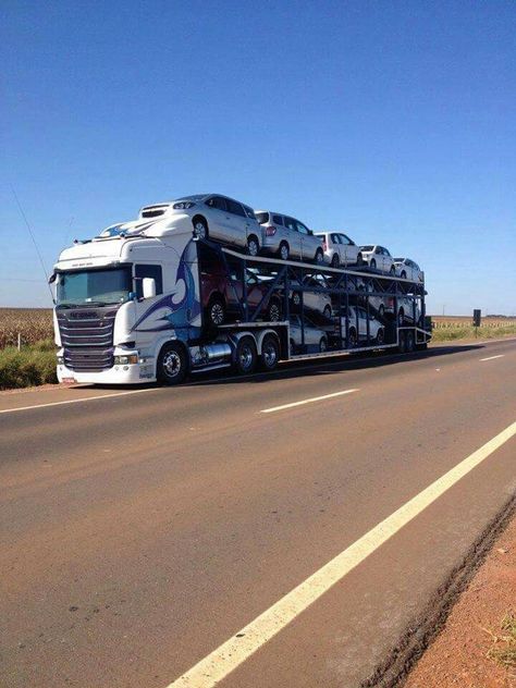 Car hauling Transport Pictures, Car Transporter, Car Hauler, Mercedes Benz Trucks, Road Train, Big Rig, Semi Truck, Tow Truck, Big Men