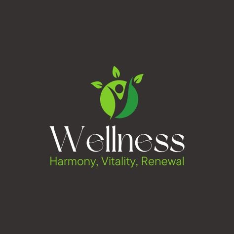 Logo Wellness Coach Logo, Green Minimalist, Wellness Coaching, Wellness Business, Health And Wellness Coach, Coach Logo, Wellness Coach, Wellness Fitness, Health Wellness