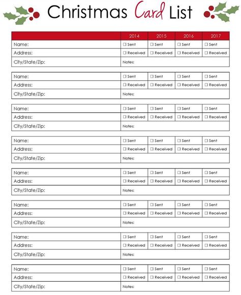 Do you send out holiday cards? Here is the perfect way to keep track of them!  You can make this list of those people you send cards to — for four years! Christmas Card List, Christmas On A Budget, List Template, Keep Track, Keep On, Christmas Card, Holiday Cards, Penny, Budgeting