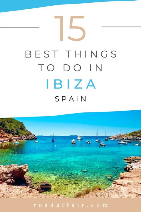 Discover the ultimate guide to Ibiza! From pristine beaches to vibrant nightlife, explore the 15 Best Things to Do in Ibiza, Spain. Click to plan your next adventure or pin for later! Things To Do In Ibiza, Backpacking Spain, Ibiza Travel, White Island, Spain Itinerary, Spain Culture, Madrid Travel, Ibiza Town, Spain Travel Guide