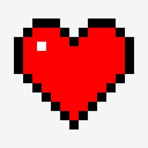 Red Heart Png, Minecraft Heart, Valentines Day Doodles, Pixel Icons, Happy Birthday Typography, Heart App, Red Icons, Pixel Heart, Cute Christmas Wallpaper