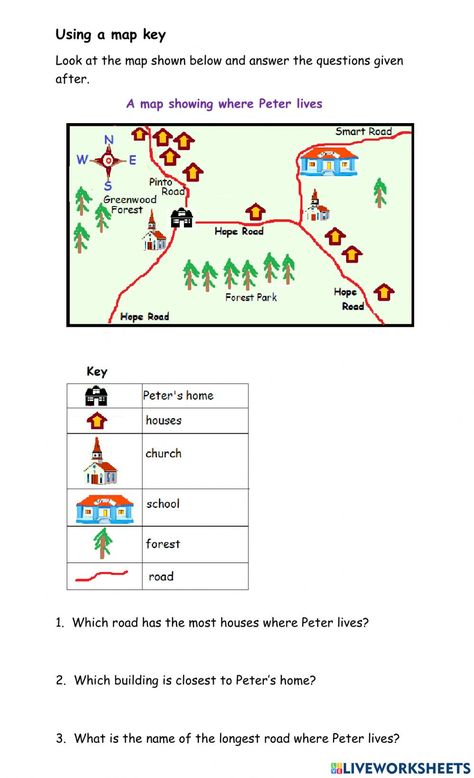 Landforms Worksheet, World Map Continents, Map Key, Montessori Geography, Proposal Letter, Continents And Oceans, Montessori Lessons, Map Activities, 2nd Grade Worksheets