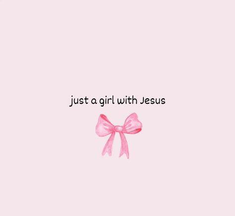 #christian #widget #inspo #jesus #christiangirl #wallpaper #bow #coquette Jesus Girl Wallpaper, Christian Pfp Aesthetic Y2k, Jesus Profile Picture, Christian Pfp Aesthetic, Cute Jesus Wallpaper, Christian Widgets, Christian Pfp, Christian Coquette, Pink Christian