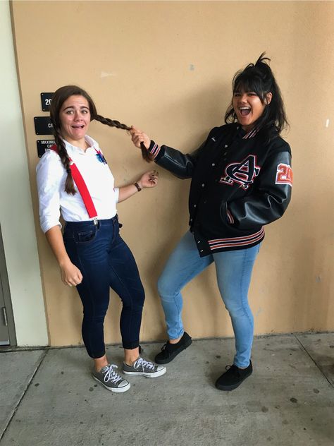 Nerd vs. Jock day #HomecomingWeek Jock Outfit Spirit Week, Jock Outfit, Cute Nerd Outfits, School Spirit Week, Spirit Week Outfits, Nerd Outfits, Week Outfits, Homecoming Week, Outfits For Girls