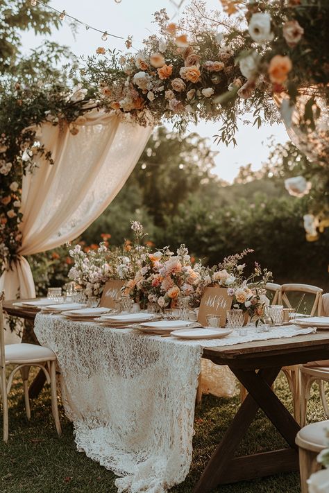 Unleash your creativity with unique wedding theme ideas for every style! From boho chic to elegant vintage, discover how these themes can make your dream celebration unforgettable. Explore more for inspiration!  #UniqueWeddingThemes #WeddingPlanning #BohoWedding #VintageWedding #RusticWedding #WeddingInspiration #ThemedWeddings #WeddingDecor #BridalIdeas #DreamWedding #EventPlanning #WeddingTrends #PersonalizedWeddings #CelebrationIdeas #WeddingGoals Bohemian Wedding Aesthetic, Bohemian Chic Wedding Decor, Fairy Garden Wedding Ideas, Blush Country Wedding, Boho Wedding Venues, Wedding Inspo Boho, Boho Spring Wedding, Western Boho Wedding, Boho Vintage Wedding