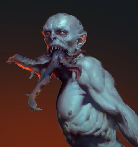 ArtStation - Vampire, sichong zhang Vampire Games, Modern Vampires, Call Of Cthulhu Rpg, Lovecraftian Horror, Vampire Art, World Of Darkness, Monster Concept Art, Pulp Art, Fantasy Monster