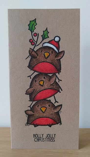 Helen's Craft Haven...: Robin Stack Spy X Family Christmas, Christmas Cards Drawing, Xmas Drawing, Christmas Sketch, Arte Aesthetic, Cute Christmas Cards, Christmas Doodles, Christmas Card Art, Homemade Christmas Cards