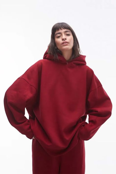 Cool Hoodies | SheerLuxe Red Hoodie Outfit, Cold Weather Clothing, Kawaii Shoes, Spring Floral Dress, Hoodie Outfit, Jumpsuit Shorts Rompers, Plain Design, Satin Slip Dress, Maxi Dress Trend