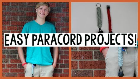 Easy Paracord Crafts - A Little Craft In Your Day Snake Knot Paracord, Lanyard Knot, Paracord Belt, Paracord Crafts, Teen Crafts, Paracord Bracelet Tutorial, Paracord Bracelet Diy, Paracord Diy, Paracord Tutorial