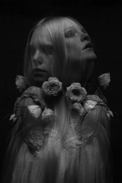 Interview: The Emotion Triggering Photography of Aurélie R. | Beautiful Bizarre Magazine Arte Peculiar, Dark Photography, Dark Beauty, White Photo, Double Exposure, Photography Inspo, Art Plastique, Art Reference Photos, White Photography