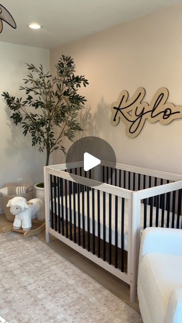 Lina Colleli | botox | filler | skin 💉 on Instagram: "Kylo’s nursery reveal - so obsessed with how peaceful this space turned out 🥹☁️🍼✨  Nursery decor | nursery ideas | nursery tour | nursery reveal | #nurserydecor | #nurserydesign | #nurserytour | #nurseryinspo | #girlnursery" Babies Room Ideas, Unisex Nursery Ideas, Minimalist Nursery Ideas, Boys Nursery Ideas, Baby Boy Nursery Room Ideas, Baby Nook, Baby Boys Room, Nursery Room Ideas, Nursery Ideas Boy