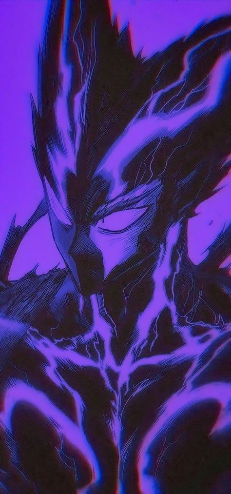 Anime Villians Wallpaper, Garou Wallpaper Iphone, Villian Wallpapers, Garou Wallpaper Aesthetic, Garou Wallpaper Hd 4k, One Punch Man Aesthetic, Wallpaper Iphone One Punch Man, Garou Wallpaper Manga, Purple Garou Wallpaper