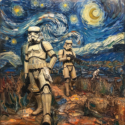 Star Wars Painting Ideas, Star Wars Art Painting, Star Wars Painting, Cult Horror, Star Wars Pictures, Gcse Art, S Art, Vincent Van, Star Wars Art