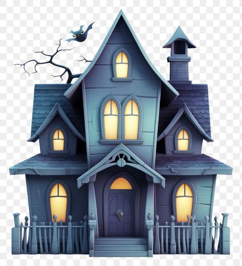 Cottage Png, Window Png, House Cartoon, Cartoon House, House Cottage, Spooky House, House Architecture, Booth Ideas, 3d Rendering