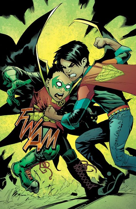 Kids. They always manage to surprise you. Often, it’s with their rambunctious curiosity or their innocent worldview. Occasionally, it’s with their impressive levels of understanding. Dceased Comic, Batman And Batgirl, Bob Kane, Superman Family, Arte Dc Comics, New 52, Batman Universe, Damian Wayne, Batman And Robin