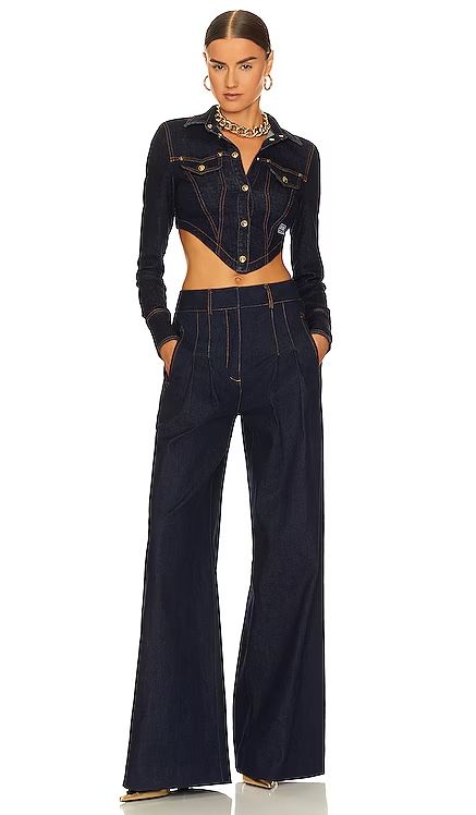 Women's Western Details | Fall 2023 Collection | Free Shipping and Returns! | REVOLVE One Direction Photos, Couture Dress, 2023 Collection, Versace Jeans Couture, Fall 2023, Versace Jeans, Cropped Denim, Couture Dresses, Albania