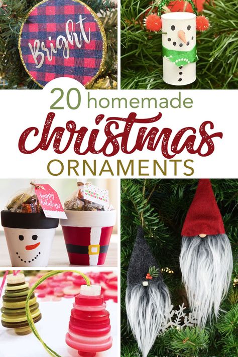 Homemade Ornament Ideas Diy Gifts, Homemade Xmas Ornaments, Handmade Ornament Ideas, Cheap Halloween Crafts, Homemade Kids Gifts, Lightbulb Ornaments, Christmas Diy Projects, Memories Last Forever, Mini Christmas Ornaments