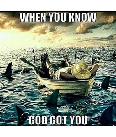 Faith is when you know God's got you. Joke Of The Day, Christian Humor, Christian Memes, Spiritual Warfare, God Jesus, Knowing God, Spiritual Inspiration, Christian Inspiration, Bible Inspiration