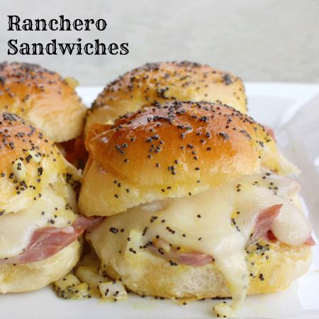 ranchero sandwiches like Schwan's Recept Sandwiches, Lunchbox Inspiration, Ham Cheese Sliders, Ham And Cheese Sliders, Cheese Sliders, Ham And Cheese Sandwich, Baked Ham, Hawaiian Food, Lunchbox Ideas