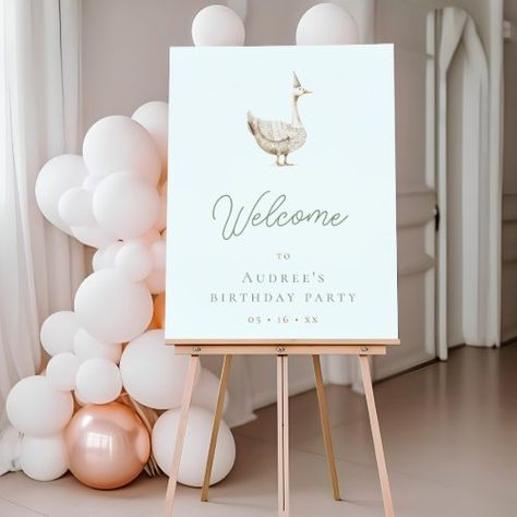 $46.75 | Minimalist Silly Goose Birthday Party Welcome - silly goose, one silly goose, neutral kids birthday party, birthday welcome, party goose, minimalist birthday party, simple birthday party, farm animal Balloons Around Welcome Sign, Silly Goose Birthday Party, One Silly Goose Birthday, Birthday Party Welcome Board, First Birthday Balloon Arch, Goose Birthday Party, Party Welcome Board, Minimalist Birthday Party, Goose Party