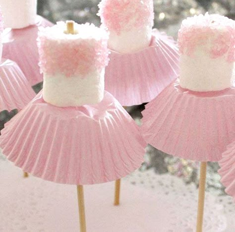 Birthday Snacks, Idee Babyshower, Ballet Birthday, Birthday Party Snacks, Ballerina Party, Ballerina Birthday, Girl Baby Shower Decorations, Fiesta Baby Shower, Baby Shower Princess