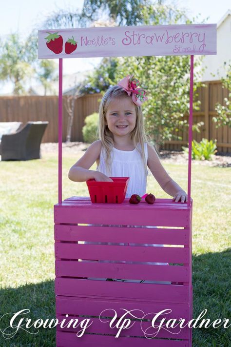 Diy Fruit Stand For Party, Strawberry Stand, Work Event Ideas, Strawberry Shortcake Party, First Birthday Pictures, Birthday Pics, Strawberry Baby, Sweet Party, Strawberry Patch