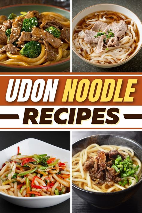 Whether you're in the mood for a quick and easy meal or something a little more unique, these authentic udon noodle recipes are sure to please. Instant Udon Noodle Recipe, What To Make With Udon Noodles, Asian Udon Noodle Recipes, Recipes Using Udon Noodles, Undo Noodles Recipes Easy, Recipes With Udon Noodles, Easy Udon Noodle Recipe, Udon Dishes, Spicy Udon Noodle Recipe