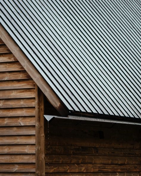 Small Wood Cabin, Central Fireplace, Swedish Summer House, Swedish Forest, Timber Cabin, Timber Roof, Pine Timber, Timber Structure, Small Cottage