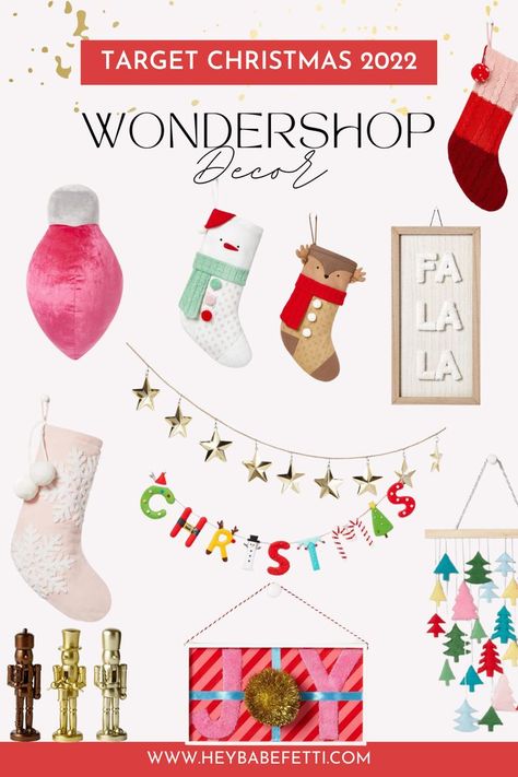 Have you seen the new items for Wondershop Holiday? While most aren't available in stores yet, they are online and going! #christmasdecor #funchristmasdecor #targetchristmas Target Wondershop, Target Wondershop Decor, Target Ornaments, Target Inspired Christmas Dyi, Threshold Target Christmas, Poinsettia Garland Target, Target Christmas Mugs, Target Christmas Decor, Target Christmas