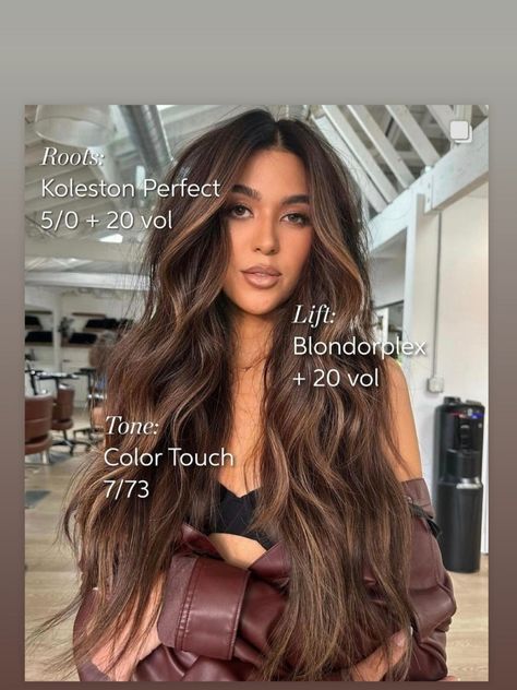 Caramel Formula, Brown Hair Transformation, Rich Brunette Hair, Hair Formula, Kloe Kardashian, Color Formulas, Rich Brunette, Medium Brown Hair, Hair Toner