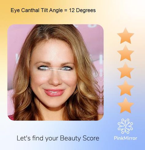 The canthus tilt is considered positive if the medial canthus angle ranges between 5 and 8 degrees below the lateral canthus. The canthal tilt can add a gradually “masculinized appearance” if the tilt depresses with age as the soft tissue descend. #maitlandward #boymeetworlds #pinkmirror #makeup #beautytips #faceshape #photoshop #pinkmirror #education Positive Canthal Tilt, Canthal Tilt, Face Analysis, Maitland Ward, Facial Aesthetics, Tilt Angle, Celebrity Faces, Pink Mirror, Boy Meets