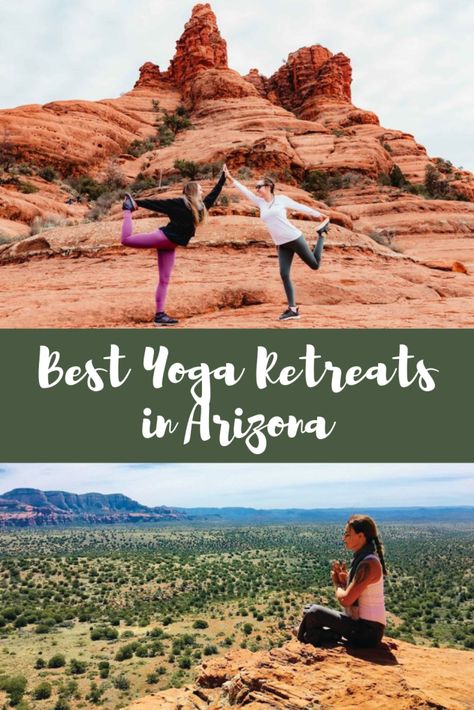 The 5 Best Yoga Retreats In Arizona, United States - Global Gallivanting Travel & Yoga Blog Yoga Retreat Center, Best Yoga Retreats, Yoga Blog, Wellness Workshop, Healing Retreats, Yoga Guide, Private Yoga, Spiritual Yoga, Meditation Retreat