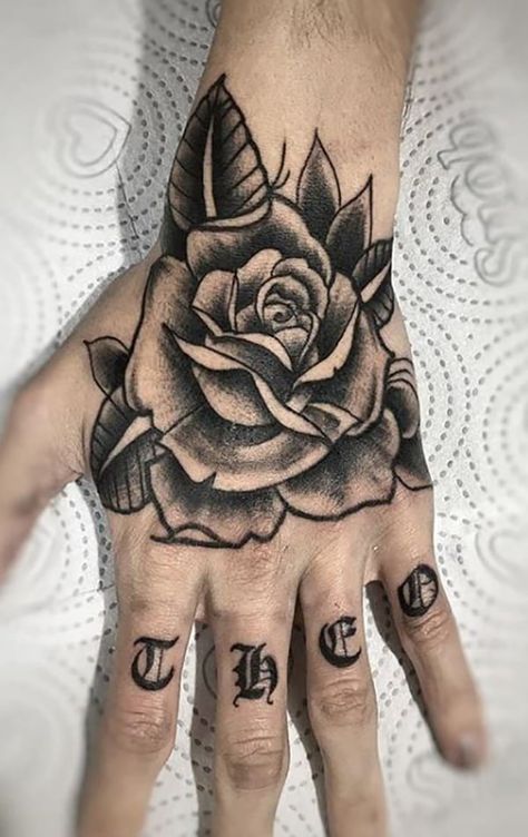 60 Best Hand Tattoo Ideas and Designs that will Drop Jaws in 2021 Trendy Hand Tattoos, Hand Tattoos For Men, Rose Hand Tattoo, Tato Henna, Petit Tattoo, Rose Tattoos For Men, Hand Tats, Hand Tattoos For Women, Hand Tattoos For Guys