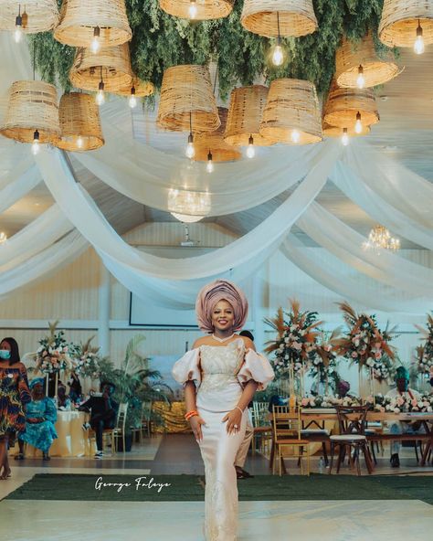 Yoruba Wedding Decor, Nigerian Trad Wedding Decor, Wedding Decorations Nigeria, African Engagement Decor, Ghanaian Wedding Traditional Decor, Yoruba Wedding Decoration, Yoruba Traditional Wedding Decoration, Nigerian Traditional Wedding Decoration, African Traditional Wedding Decoration