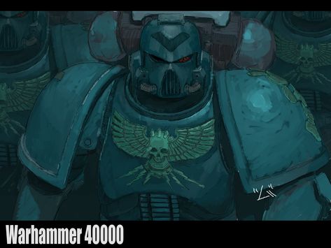 Warhammer Aesthetic, Space Armor, Dieselpunk Vehicles, Space Marine Art, Doom Game, 40k Warhammer, Halo Armor, Plant Zombie, 40k Art