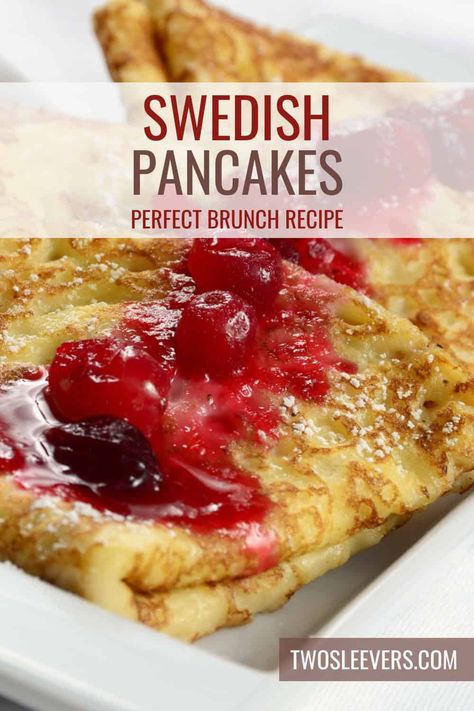 Sourdough Swedish Pancakes, Pannakukan Recipe, Danish Pancakes Recipes, Swedish Pancakes Easy, Swedish Recipes Desserts, Swedish Pancakes Recipe Traditional, Swedish Pancakes Traditional, Scotch Pancakes Recipe, British Pancakes Recipe