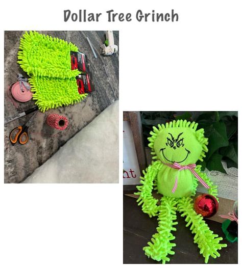 Dollar Tree Fanatics Crafts & Decor | How I made the Grinch with DT items Grinch Crafts, Grinch Wreath, Dollar Tree Christmas Decor, Reindeer Craft, Grinch Ornaments, Grinch Christmas Decorations, Christmas Crafts For Adults, Dollar Tree Christmas, Crafts Decor