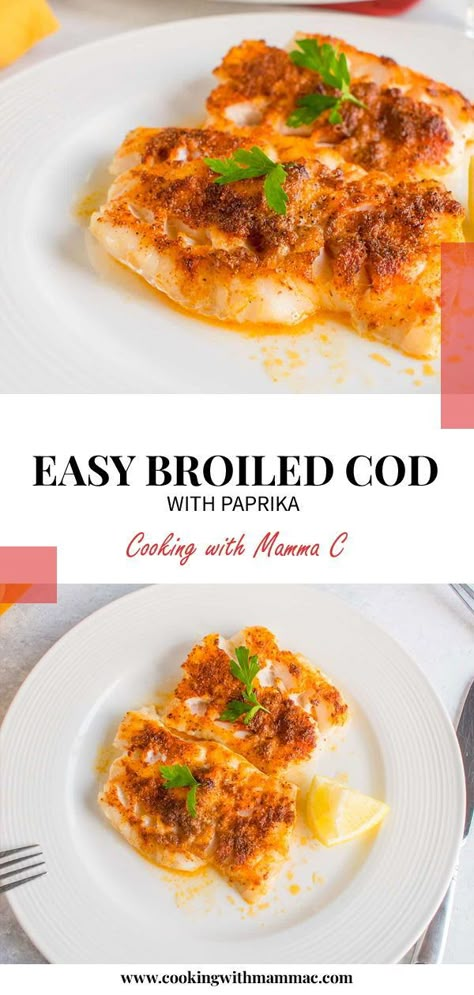 Low Cholesterol Cod Recipes, Broil Fish In Oven, Optavia Cod Recipes, Low Fodmap Cod Recipe, Broiled Fish In Oven, Broiled Whiting Fish Recipes, Ww Cod Fish Recipes, Low Carb White Fish Recipes, Healthy Cod Fish Recipes Clean Eating