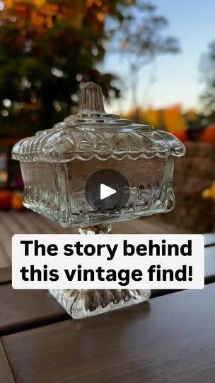 8.6K reactions · 821 shares | I love learning about the vintage treasures I find! This was likely from the 1950s. #vintagefinds #vintagewedding #weddingcakebox #jeanetteglass #cakebox #thriftstorefind #thriftstorefinds #thriftshop #thriftstore #vintagefind #vintageglass #vintagehistory #goodwillfinds #goodwillfind #vintagefinds83 | Amanda Vintage Salt And Pepper Shakers Antiques, Thrifted Glassware, Reselling Thrift Store Finds, Antique Dishes Display, Antique Cookie Jars, Wedding Cake Boxes, Fenton Glassware, Goodwill Finds, Love Learning