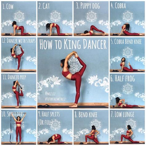 King dancer pose Yoga Foto's, Cer Nocturn, Motivasi Diet, Yoga Girls, The Splits, Dancer Pose, Yoga Beginners, Yoga Video, Fitness Outfits