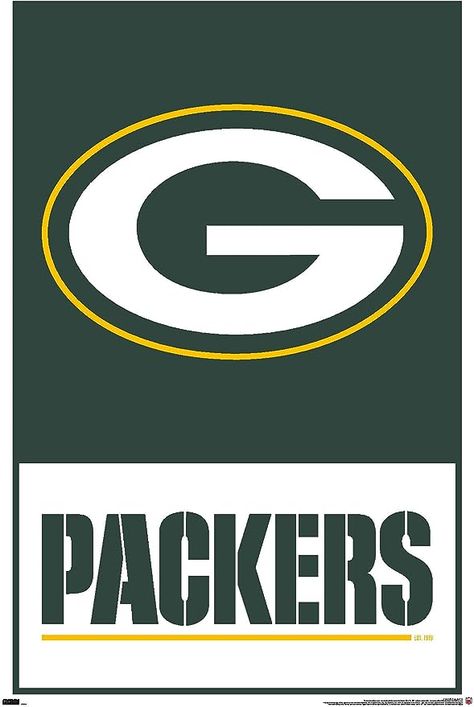 Green Bay Packers Aaron Rodgers, Packers Logo, Green Bay Packers Logo, Kitchen Artwork, Poster Sizes, Nfl Packers, Nfl Green Bay, Barn Wood Frames, Nfl Sports