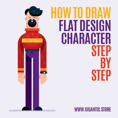 Character Illustration Sketches, Adobe Illustrator Tutorial Beginner, Animated Disney Characters, Character Flat Design, Flat Character Design, 2d Motion Graphics, Drawing Sketch Ideas, 2d Character Design, Vector Graph